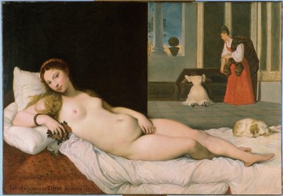 Venus Reclining, después de Tiziano, 1822 de Jean Auguste Dominique Ingres